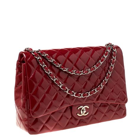 chanel red bag classic|red chanel bag price.